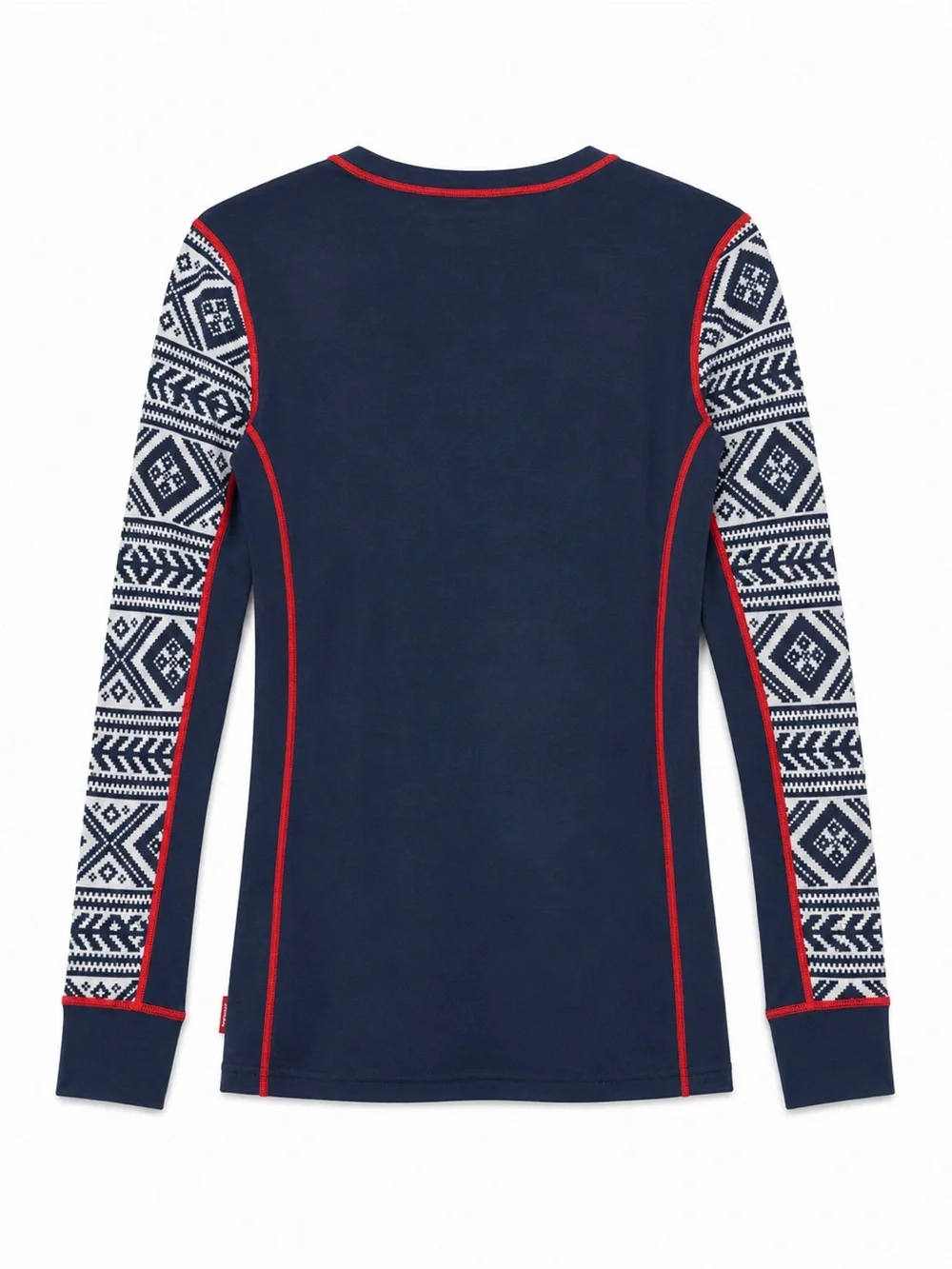 Kari Traa Floke Thermal Baselayer Women M Navy White Nordic Wool Blend